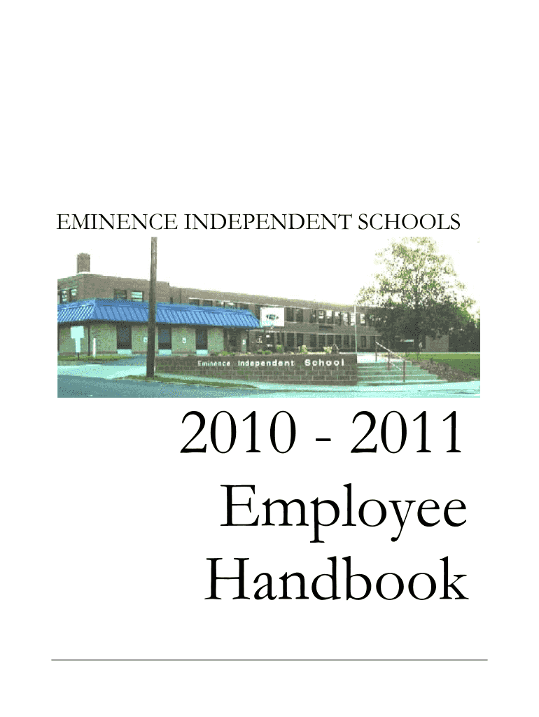 Fillable Online EMINENCE INDEPENDENT SCHOOLS Fax Email Print pdfFiller
