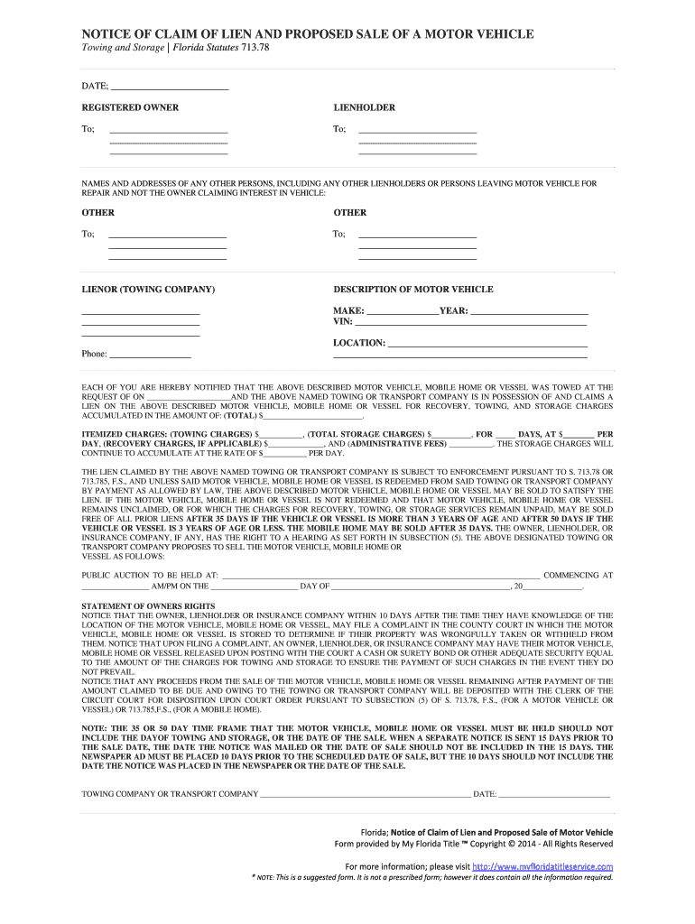 Florida storage unit eviction laws Fill out & sign online DocHub