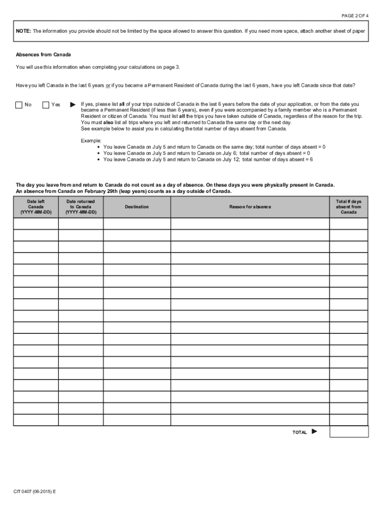 Cit 0407 Fill Online, Printable, Fillable, Blank PDFfiller