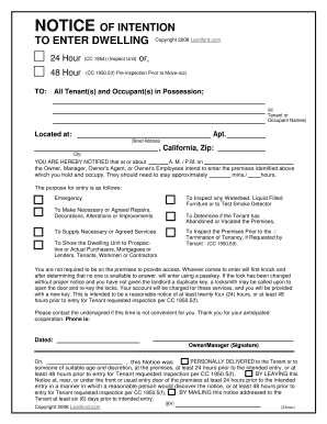 18 Printable how to serve eviction notice california Forms and