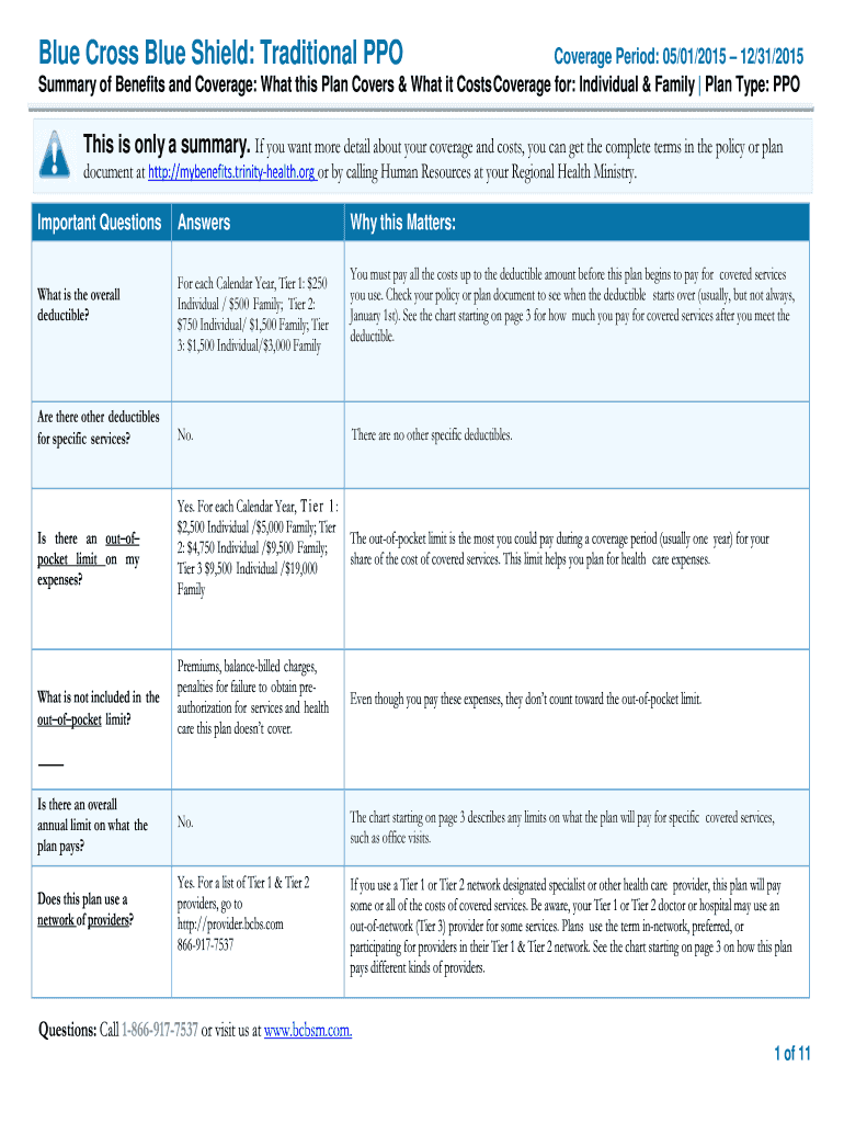 Fillable Online Blue Cross Blue Shield Traditional PPO Fax Email Print