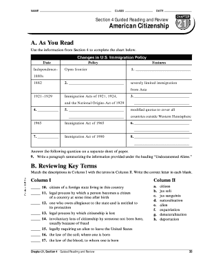 American History Guided Reading Workbook Answer Key Pdf - Fill Online