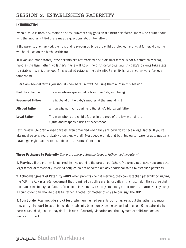 Fillable Online Custodial Parent's Affidavit of Direct Payments Texas