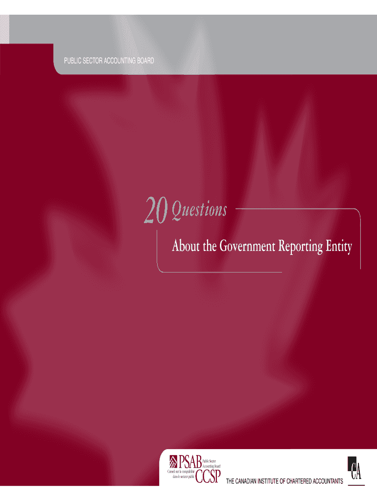 Fillable Online Public Sector Accounting Board Fax Email Print pdfFiller
