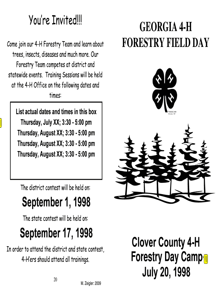 Fillable Online Student workbook 4H