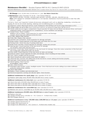 48+ Free Editable Maintenance Checklist Templates in MS Word [DOC