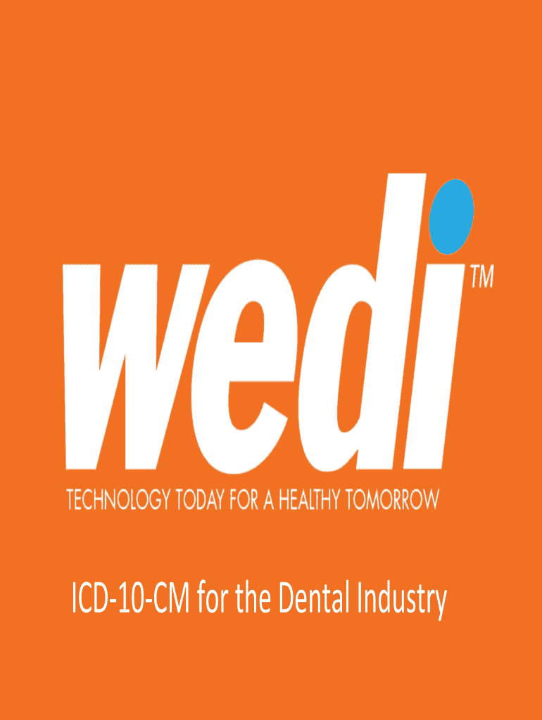 Fillable Online ICD10CM for the Dental Industry Fax Email Print