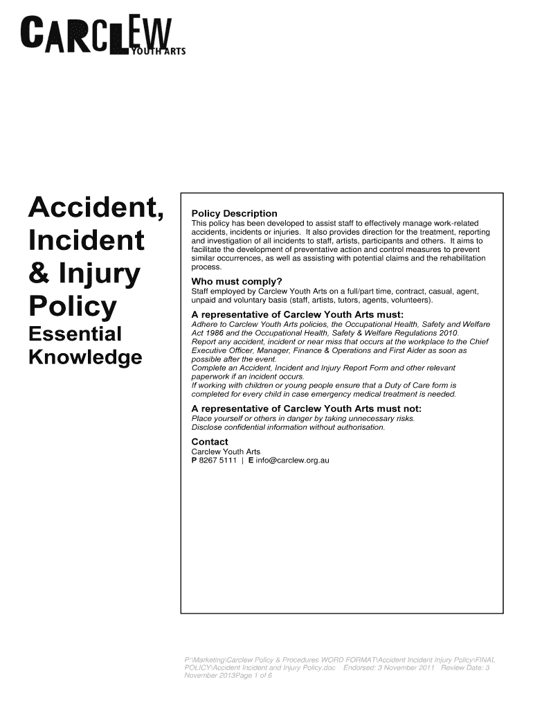 Fillable Online & Injury Fax Email Print pdfFiller