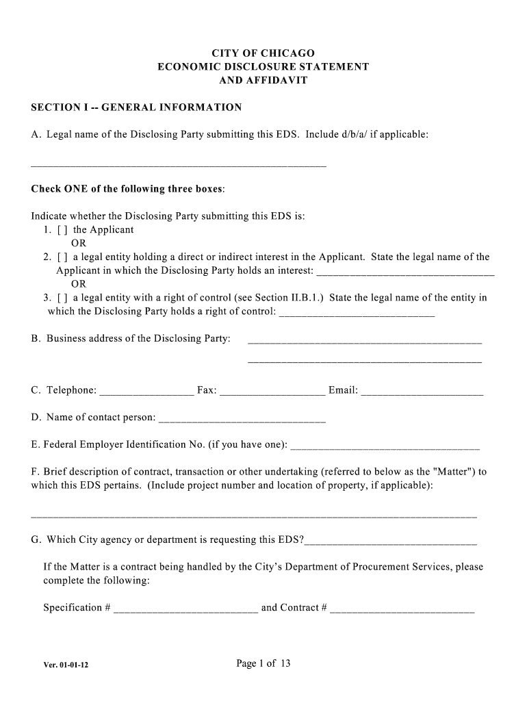 Economic disclosure statement Fill out & sign online DocHub