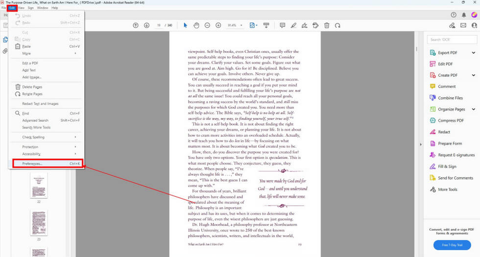 Using a Free PDF Editor to Change the Text Color