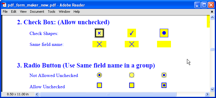 HOW TO UNCHECK A BOX IN A FILLABLE PDF