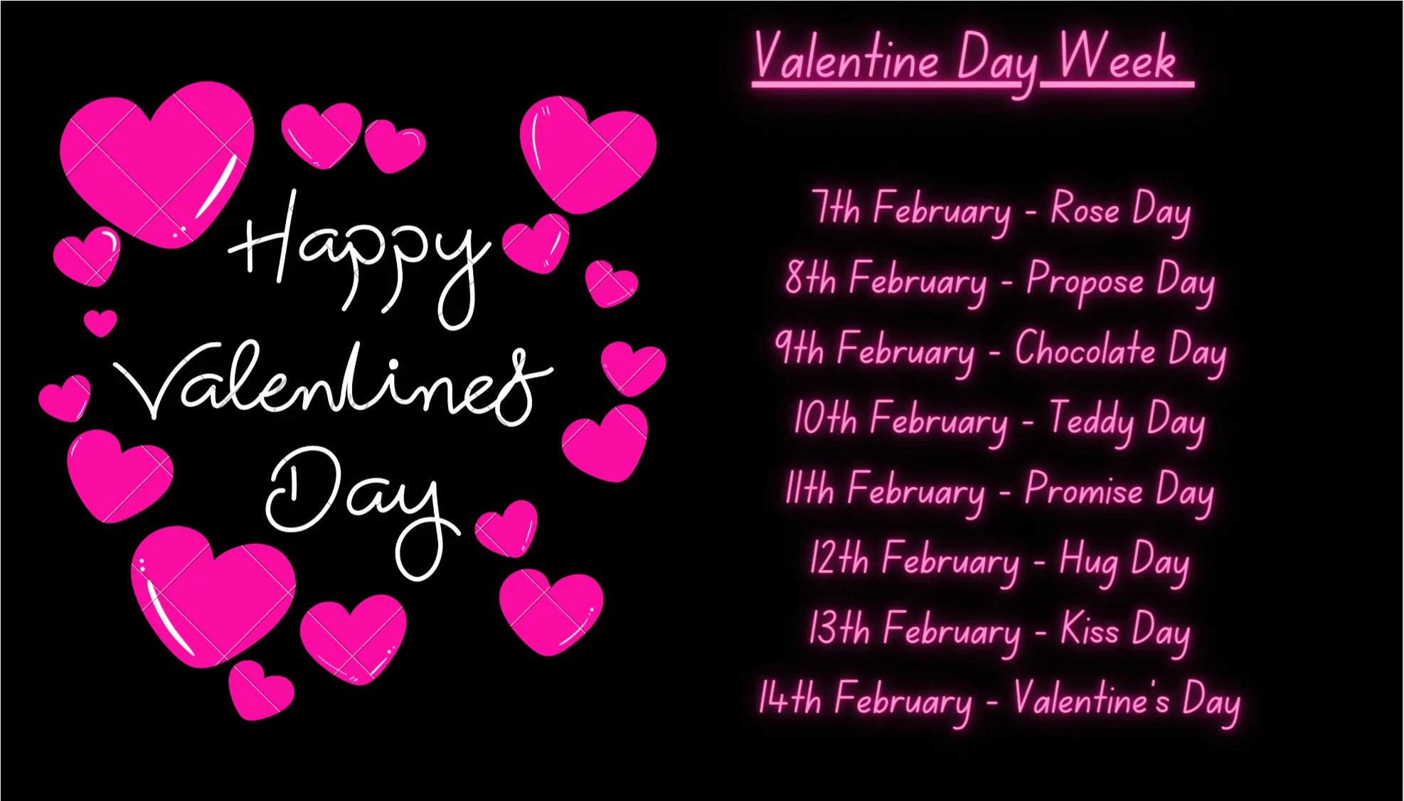 Valentine's Day Week List 2023 PDF [Wishes, Quotes]