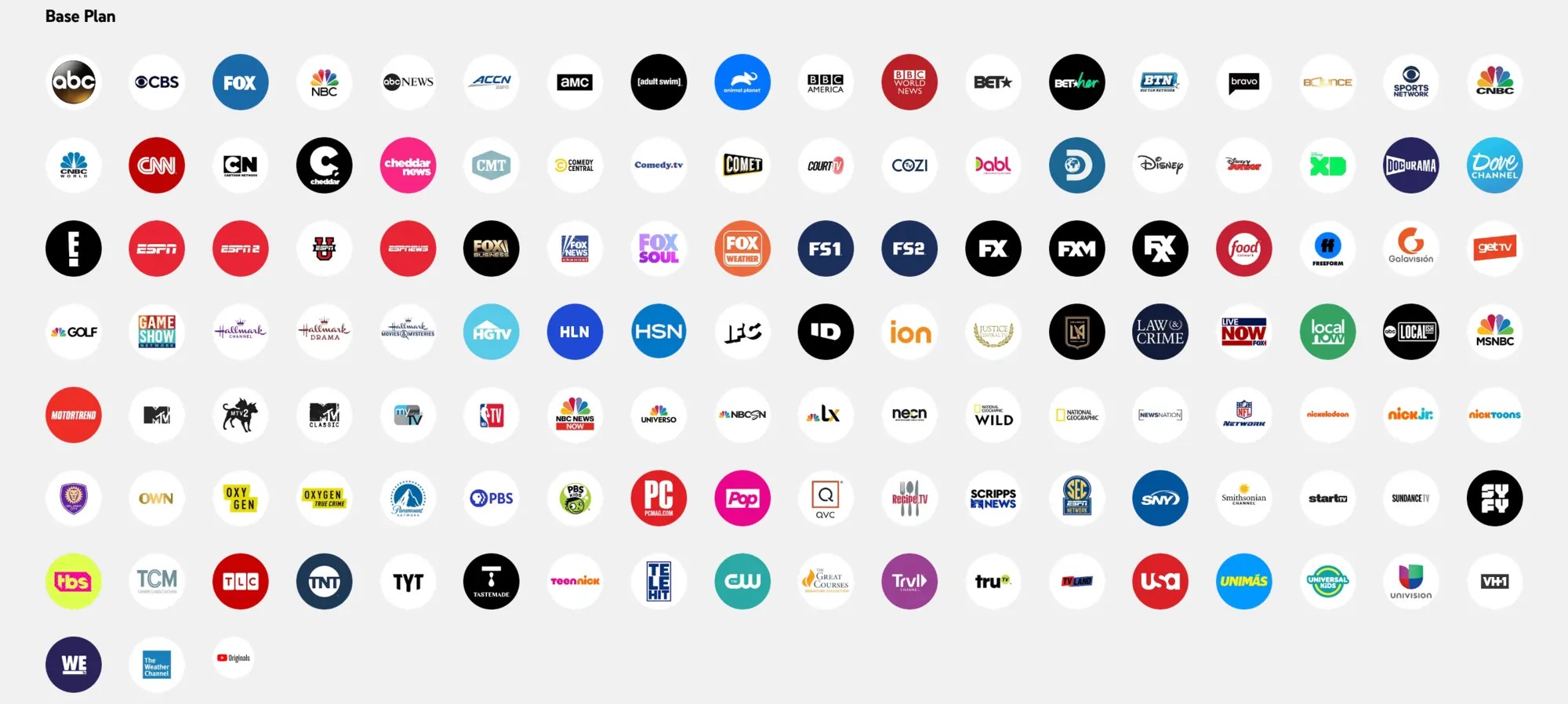 Youtube TV Channels List 2023 PDF Download