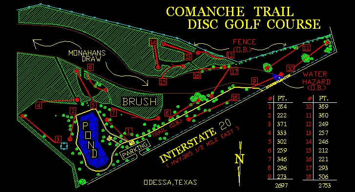 Comanche Trail East Professional Disc Golf Association
