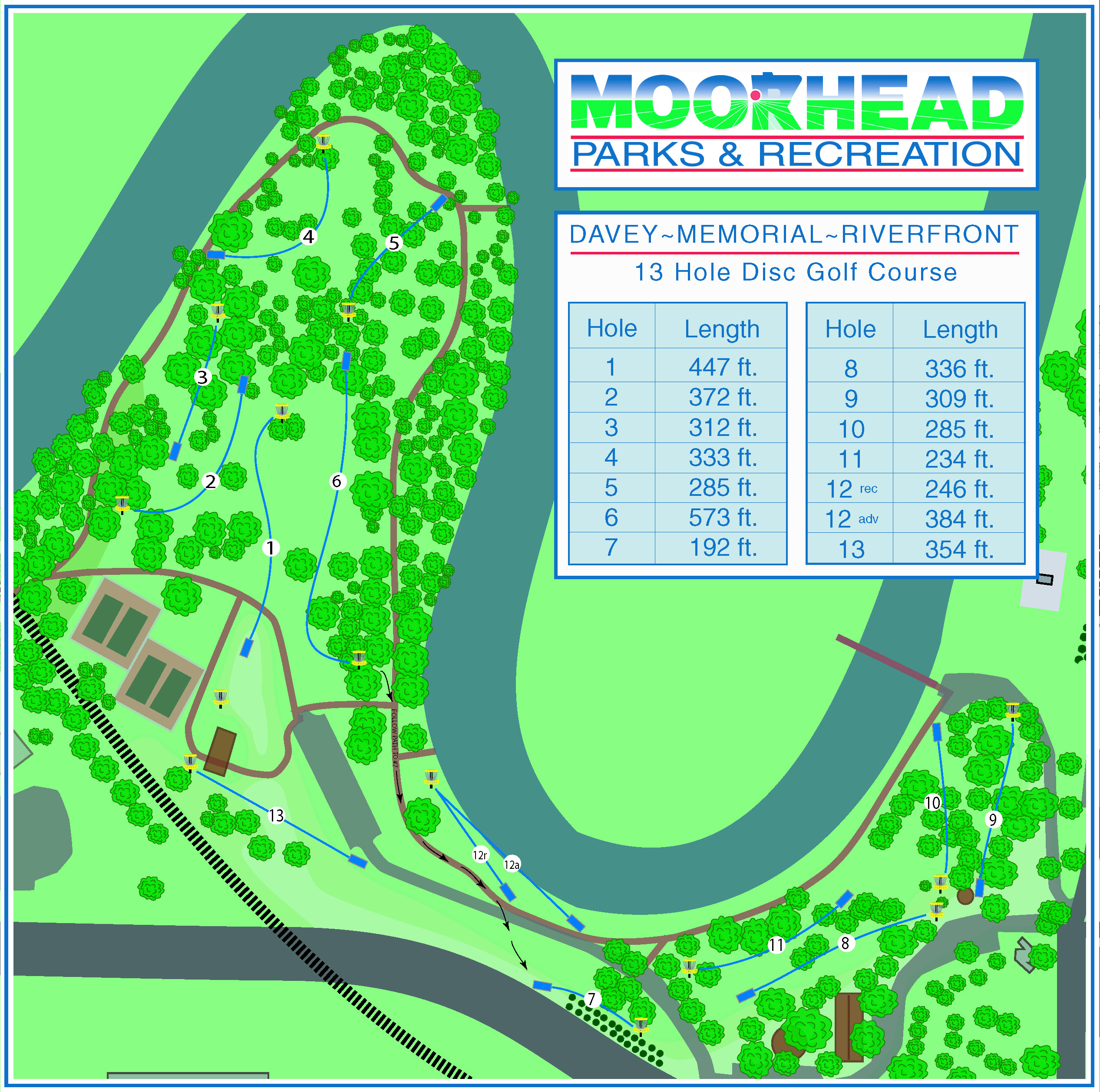 Memorial Riverfront Park Professional Disc Golf Association