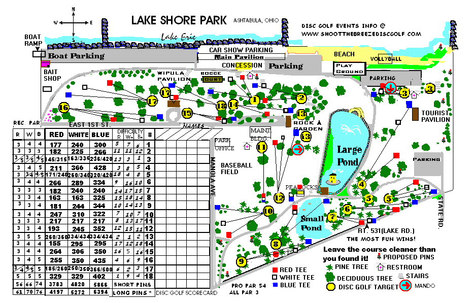 Lake Shore Park Professional Disc Golf Association