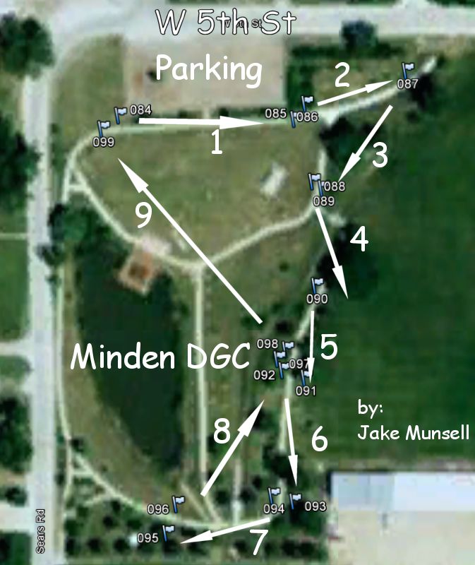 Minden Disc Golf Course Professional Disc Golf Association