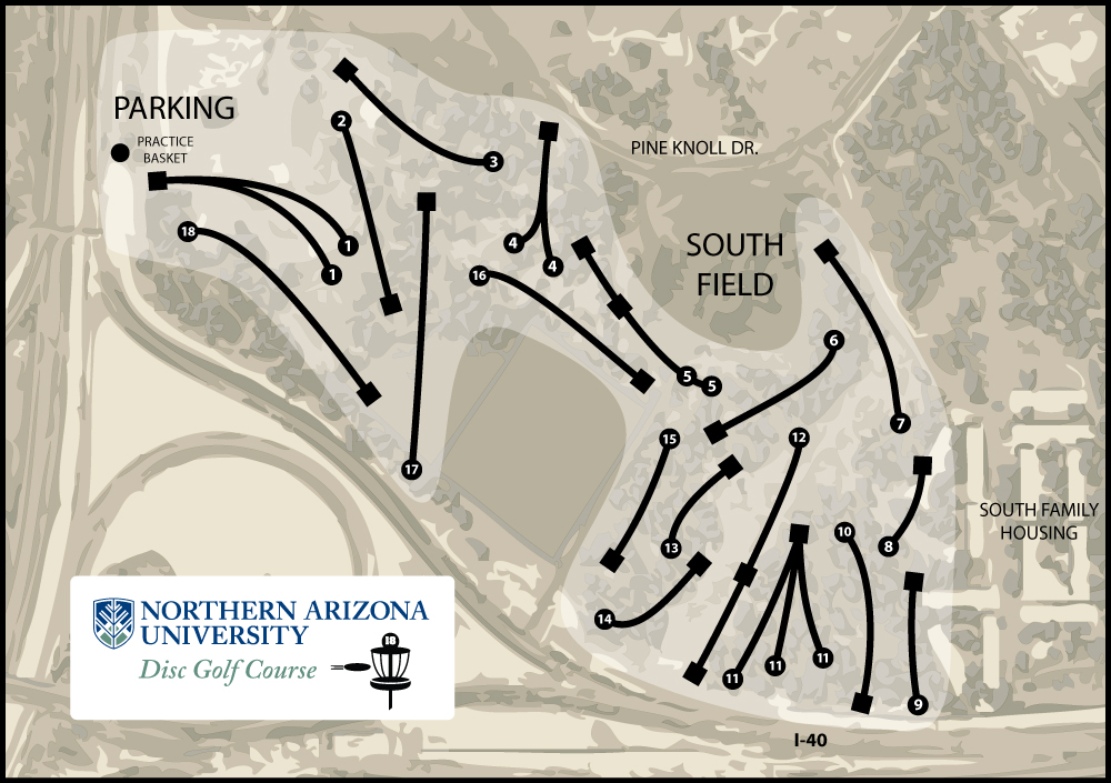 Northern Arizona University Disc Golf Course Professional Disc Golf Association