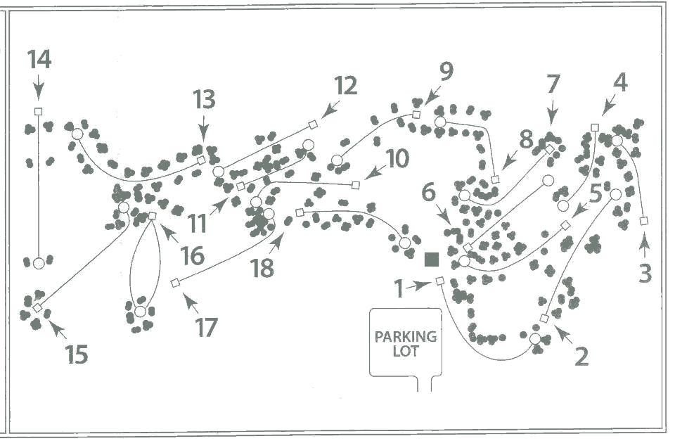Patoka Lake Campground Map Otter Creek Park Professional Disc Golf Association