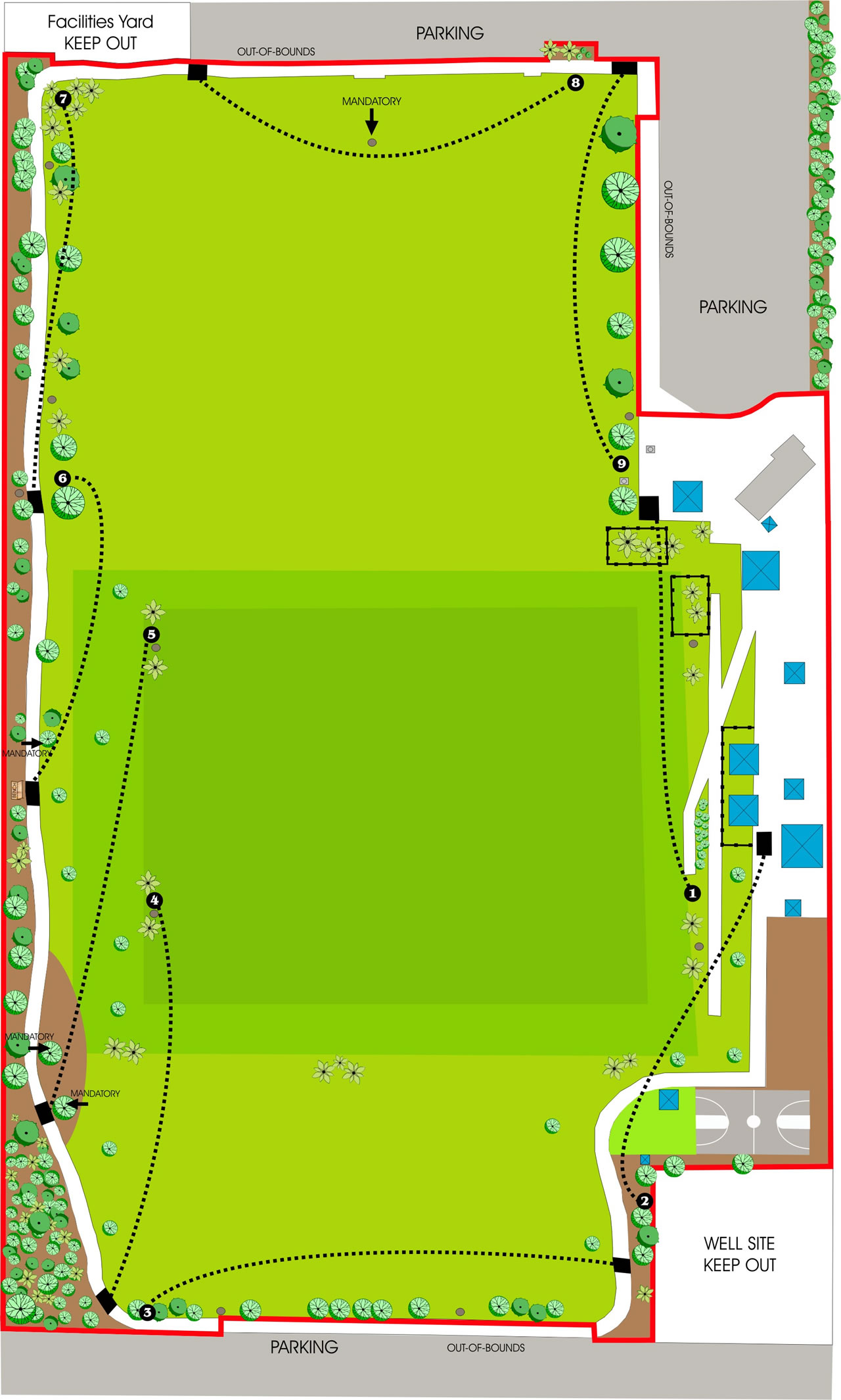 Palm Desert Golf Courses Map Palm Desert Disc Golf Course Professional Disc Golf Association