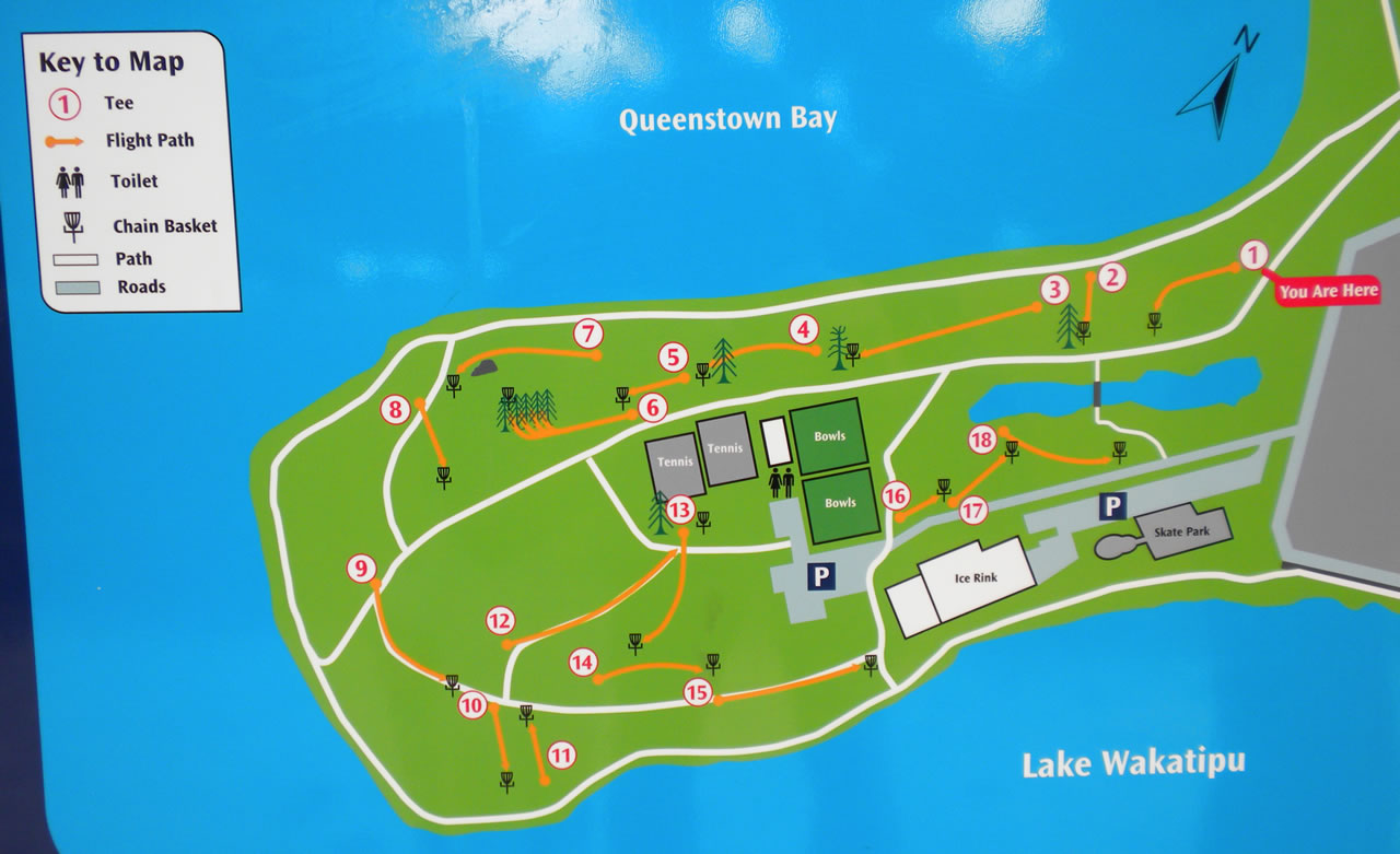 Queenstown Gardens Professional Disc Golf Association