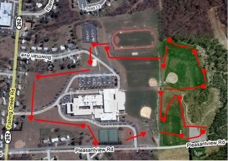 Red Land High School Disc Golf Course Professional Disc Golf Association