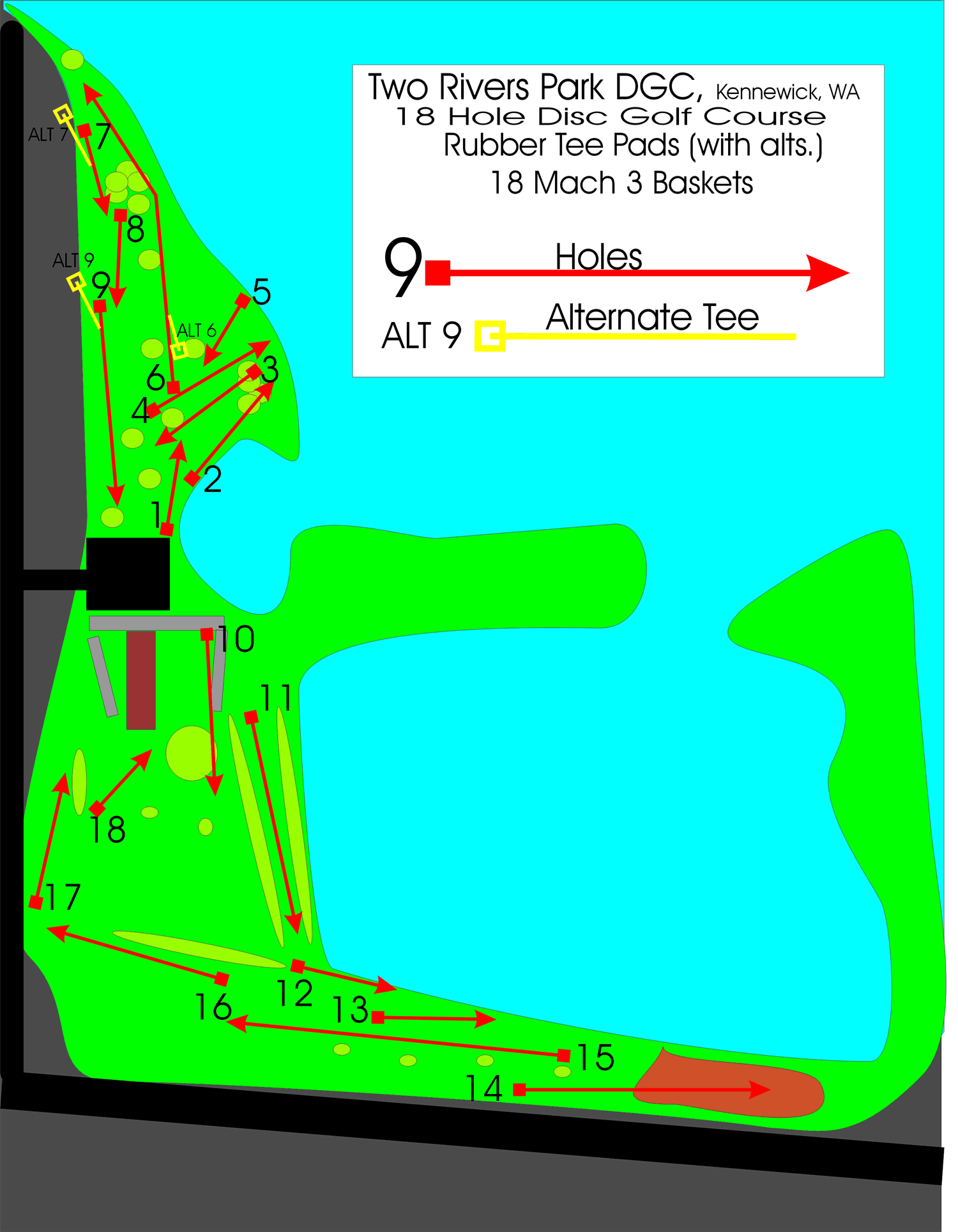 Two Rivers Park Disc Golf Professional Disc Golf Association