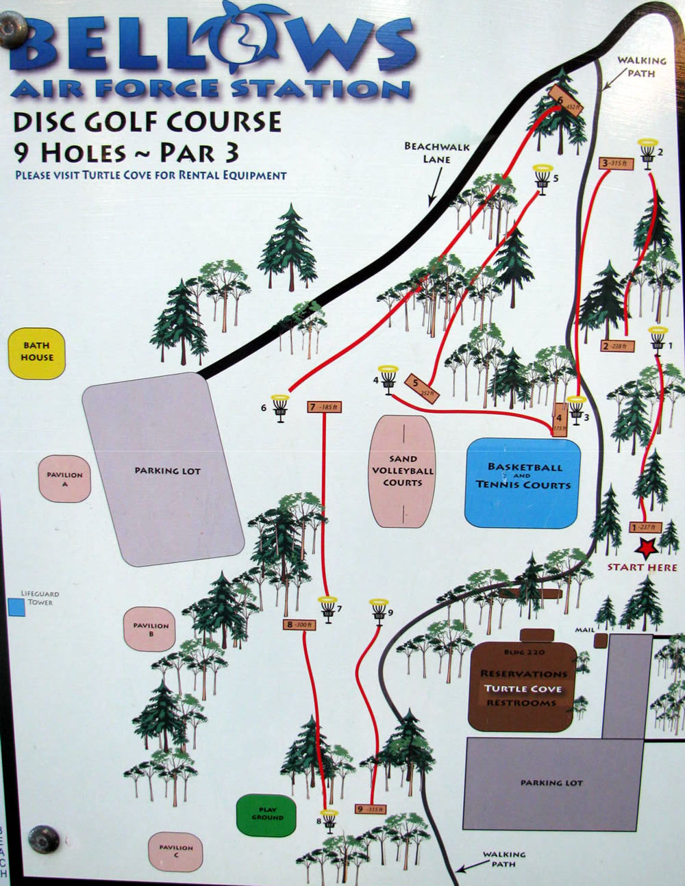 Bellows Field Beach Disc Golf Professional Disc Golf Association