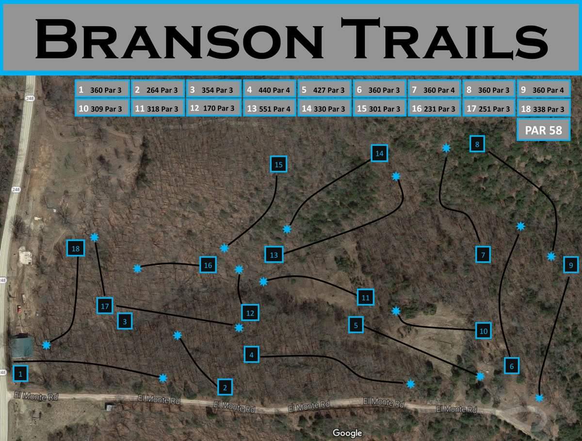 Branson View Campground Map
