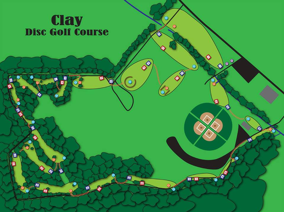 Clay Disc Golf Course Professional Disc Golf Association
