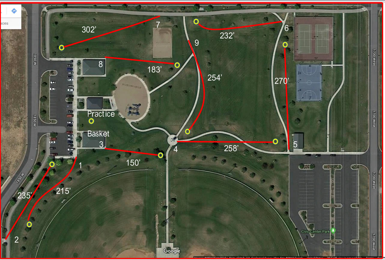 Clinton Disc Golf Course Professional Disc Golf Association