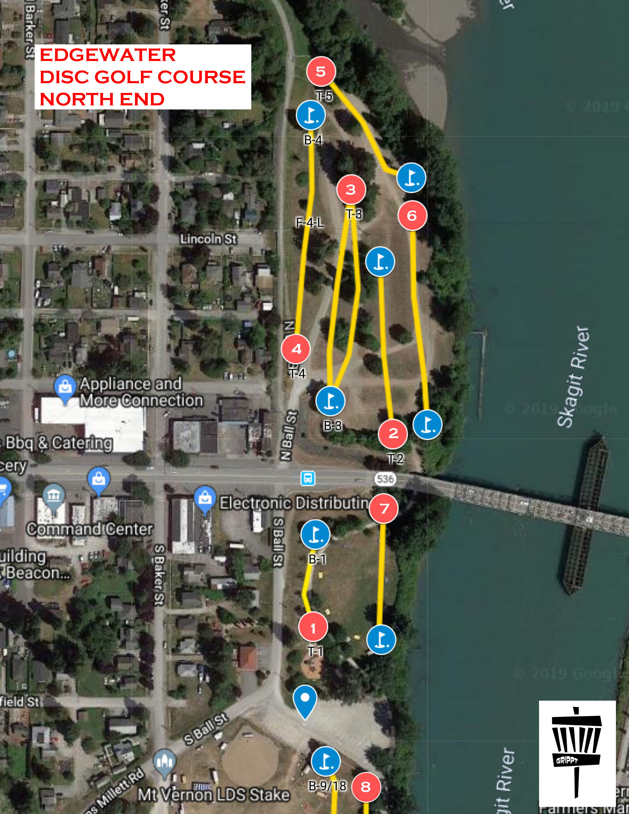 Edgewater Disc Golf Course Professional Disc Golf Association