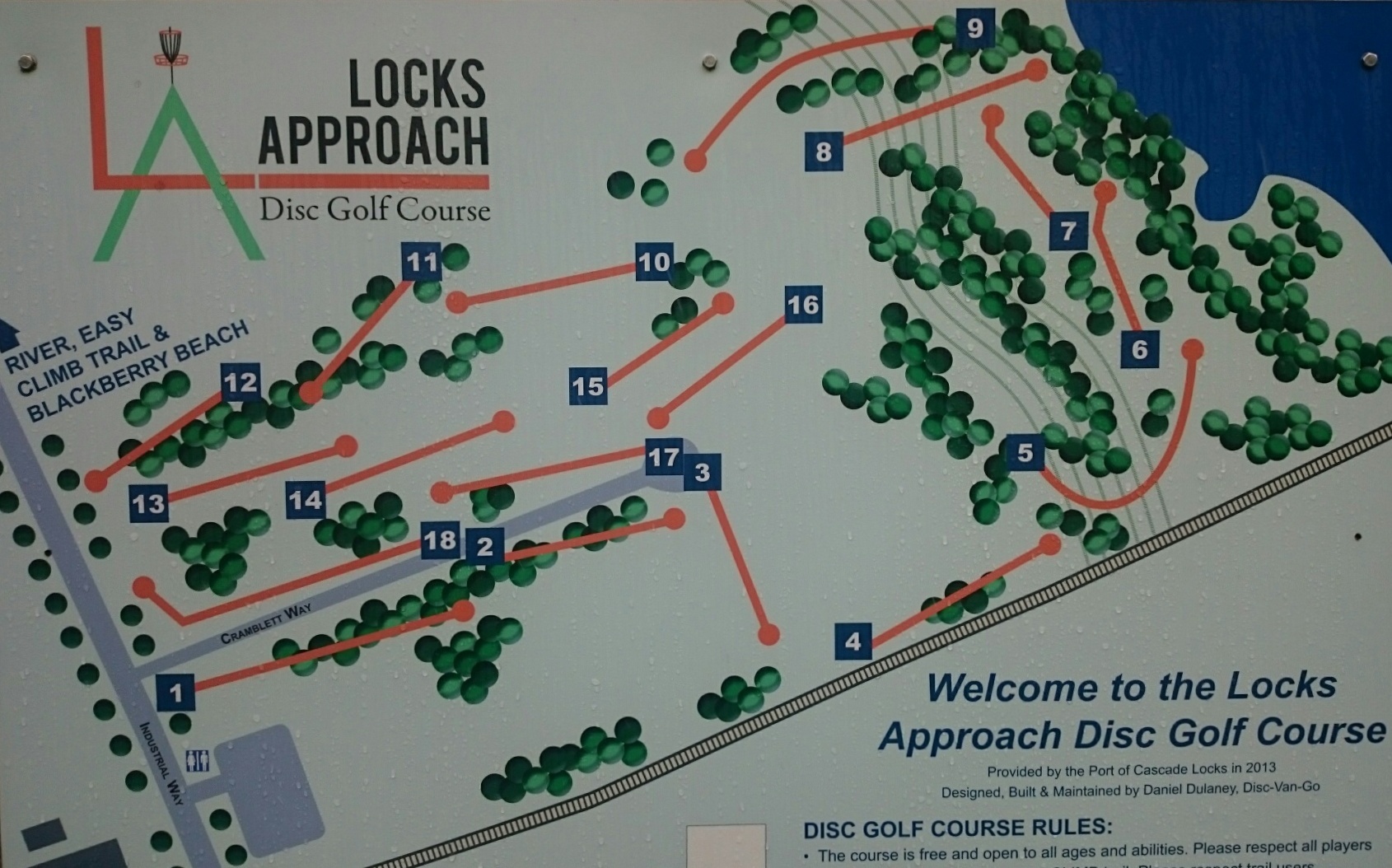 Locks Approach Disc Golf Course Professional Disc Golf Association