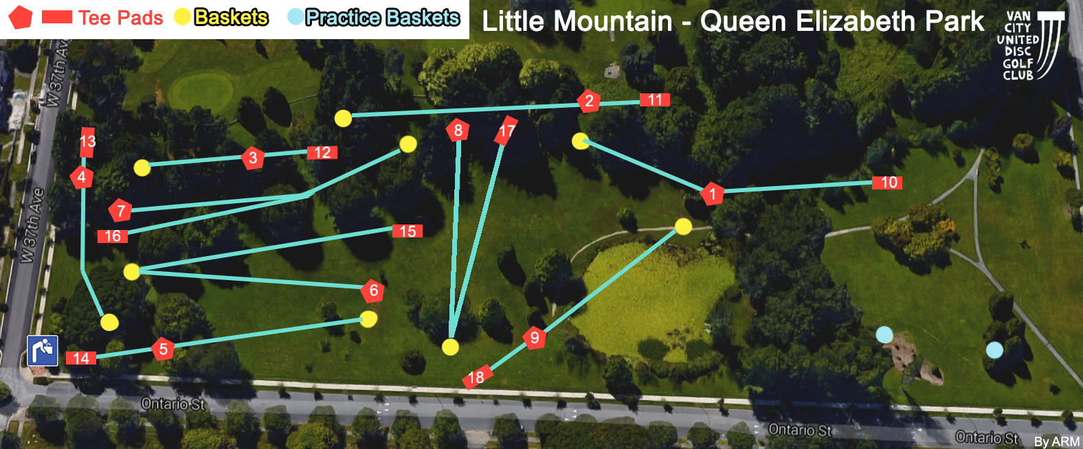 Queen Elizabeth Park Disc Golf Course Wikiwand