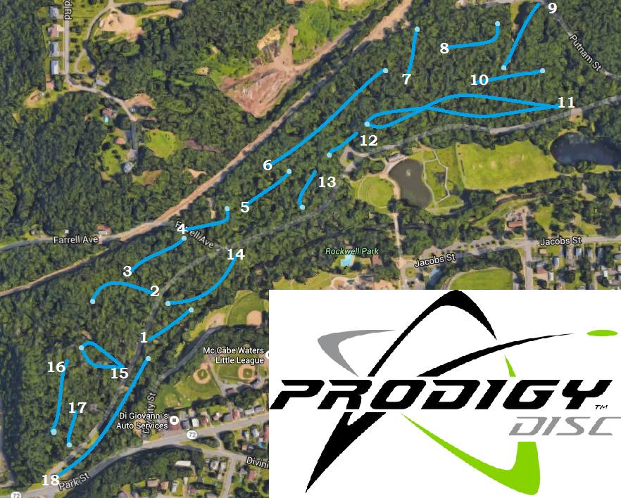 Rockwell Park Disc Golf Course Professional Disc Golf Association