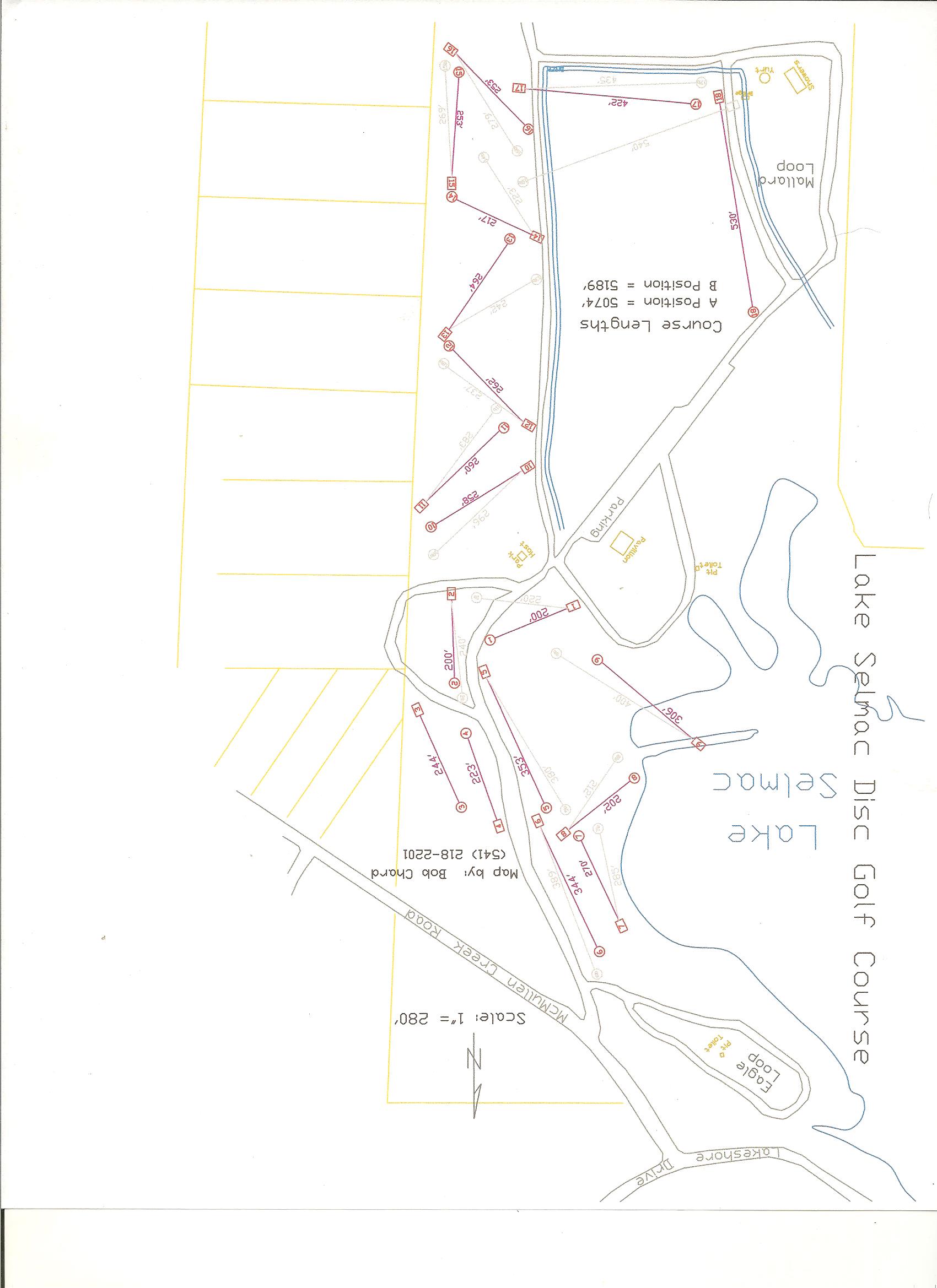 Lake Selmac Oregon Map Lake Selmac Professional Disc Golf Association