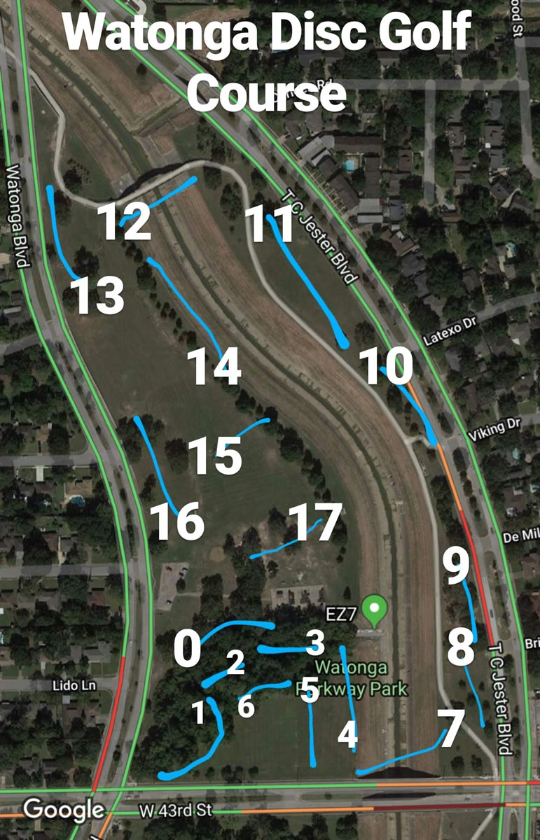 Watonga Disc Golf Course Professional Disc Golf Association