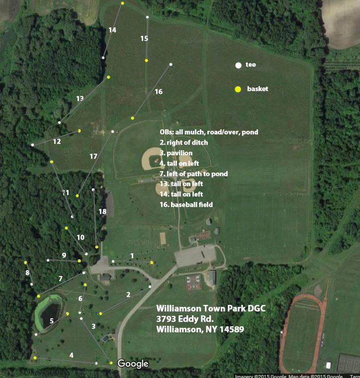 Williamson Town Park Professional Disc Golf Association