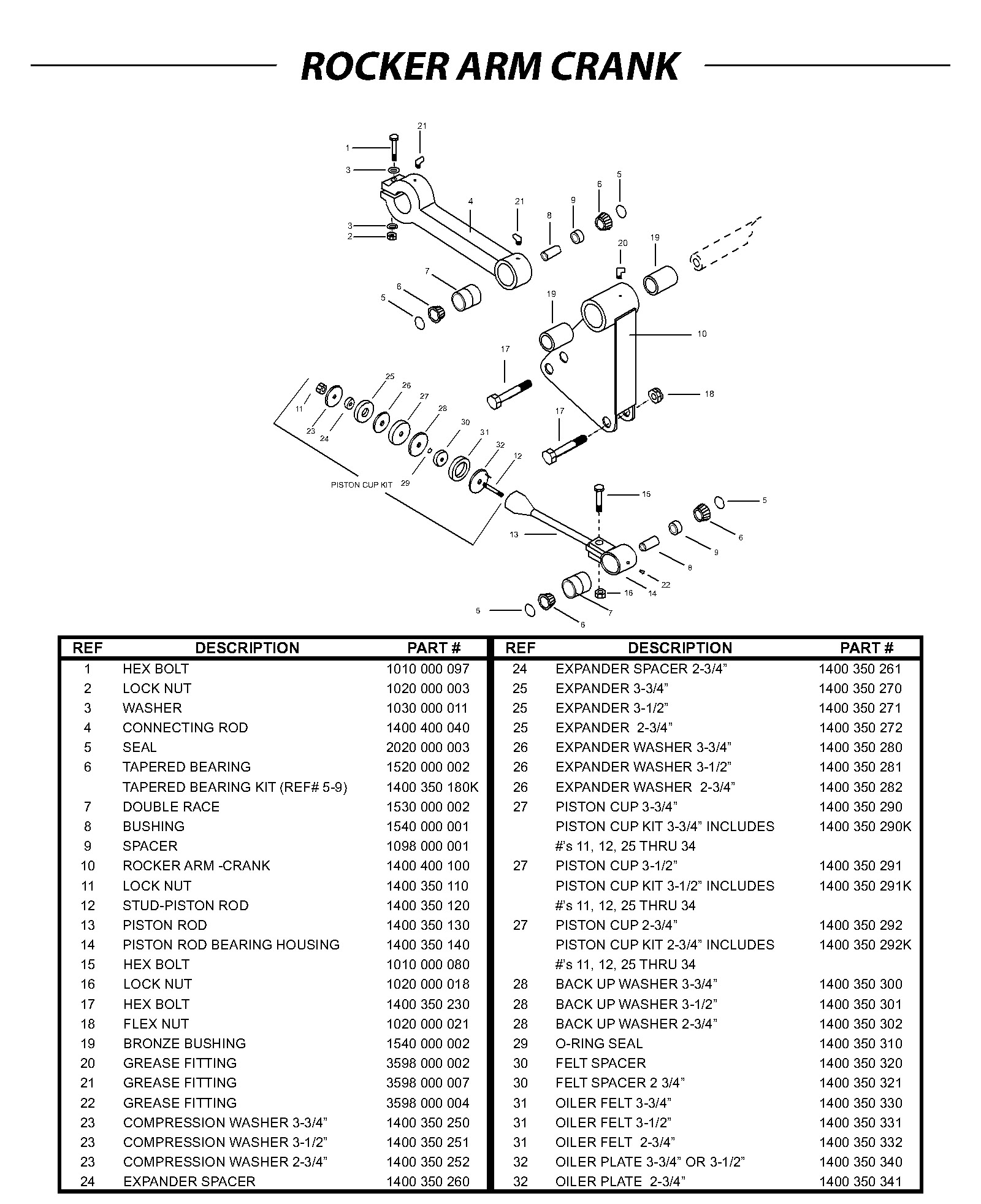 WESTERN Predator Rocker Arm Crank PDQuipment