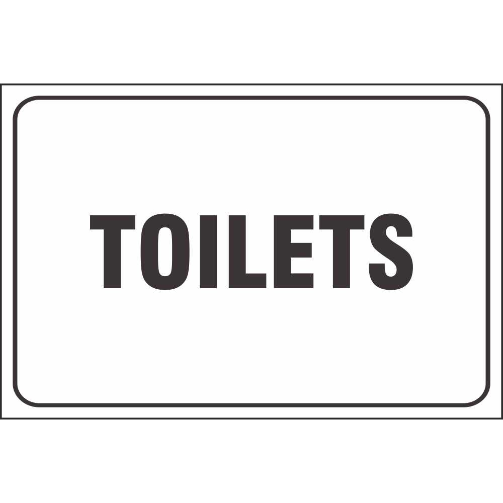 Construction Site Toilets Signs General Site Facility Signs