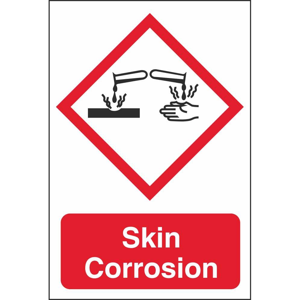 Skin Corrosion GHS Signs GHS Health And Environmental Hazard Signs