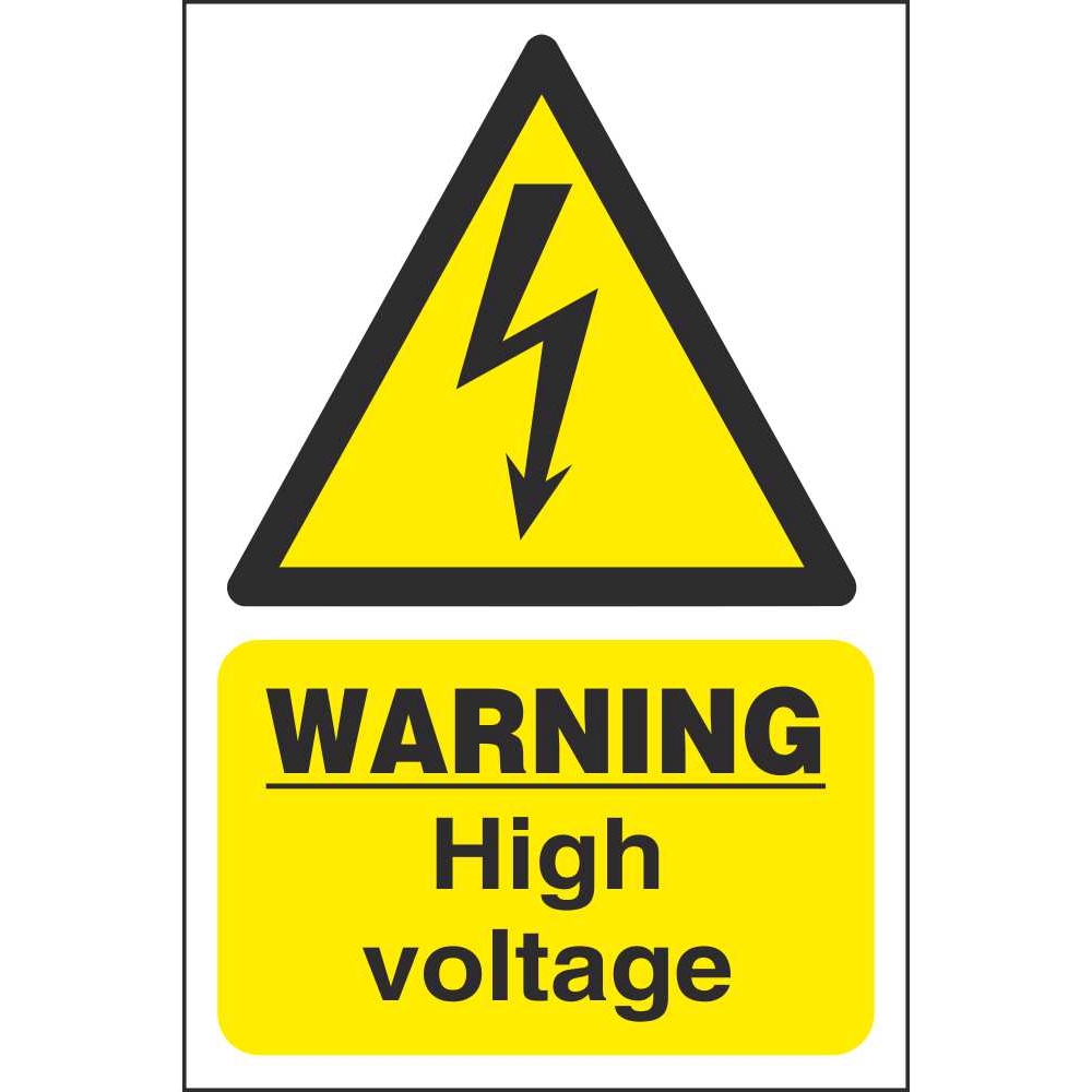 Warning High Voltage Farm Signs Hazard Farm Safety Signs