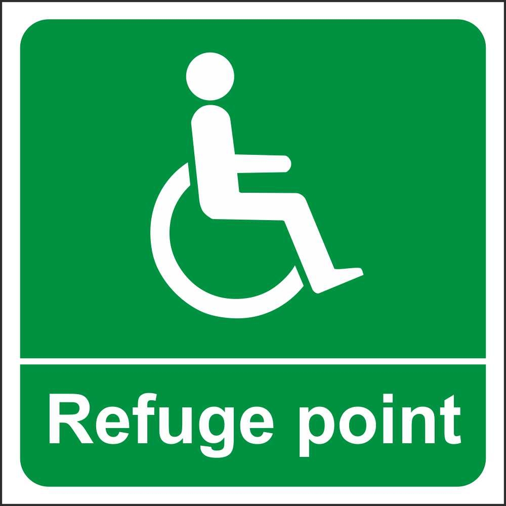 Refuge Point Signs Emergency Escape Fire Safety Signs Ireland