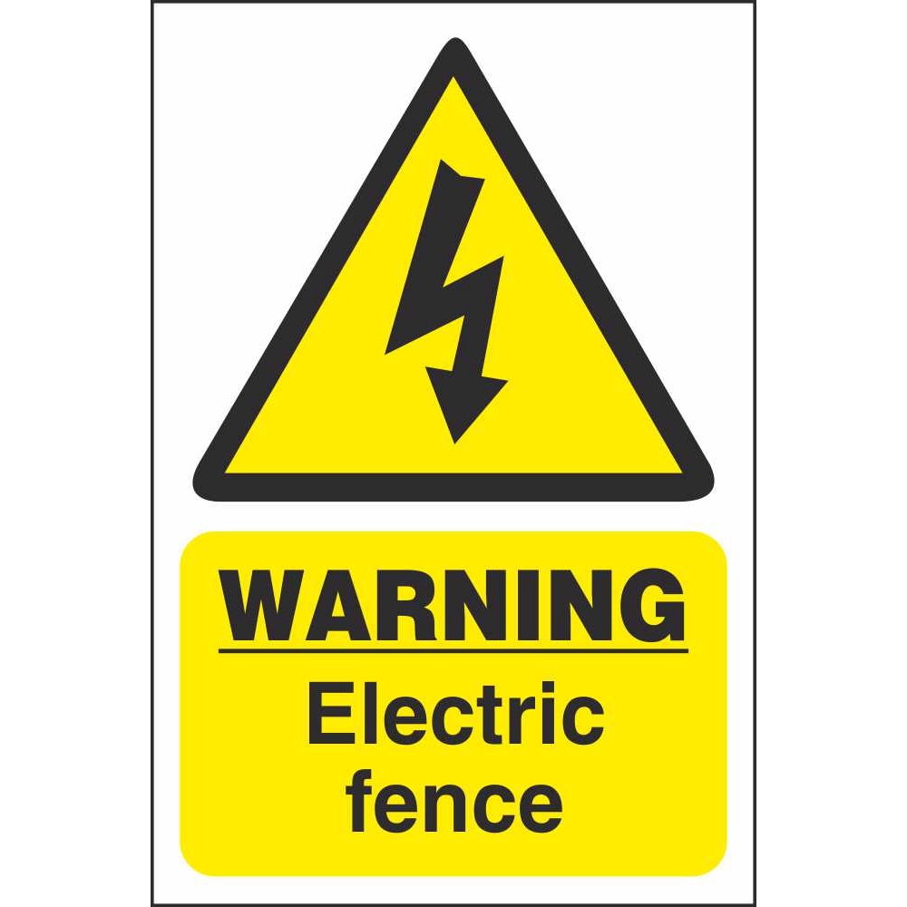 Warning Electric Fence Signs Warning Security Safety Signs Ireland