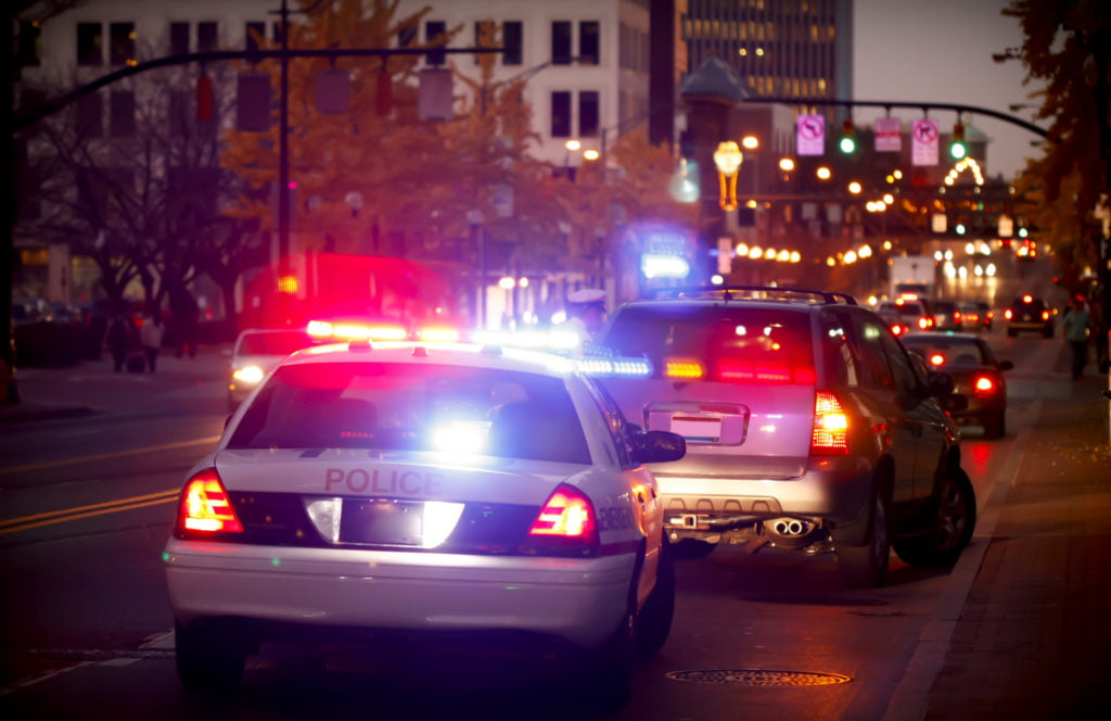 Pulled over by police car Portland Personal Injury Lawyer