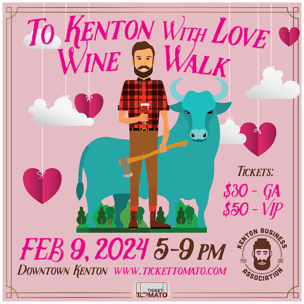 To Kenton with Love Wine Walk in North Portland 2024 Valentine’s Day