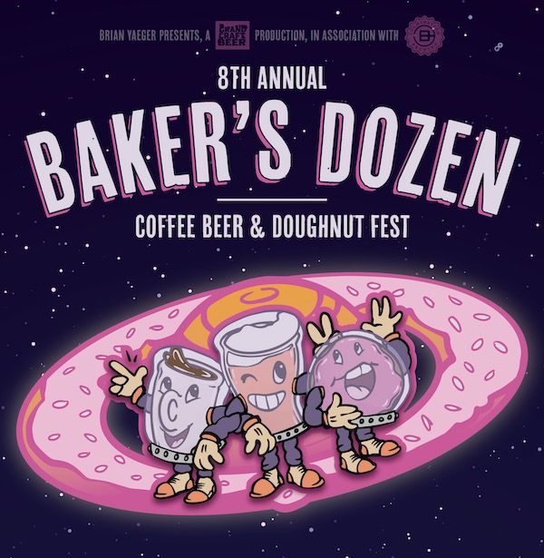 Win Tickets (80) Baker’s Dozen Coffee Beer & Doughnut Festival