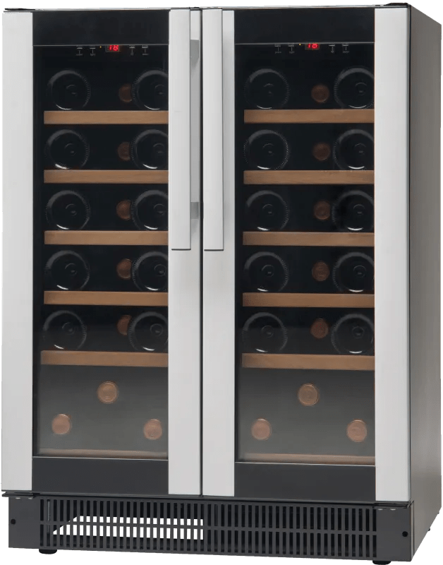 Vestfrost W38 Undercounter DualZone Wine Cooler Peachman