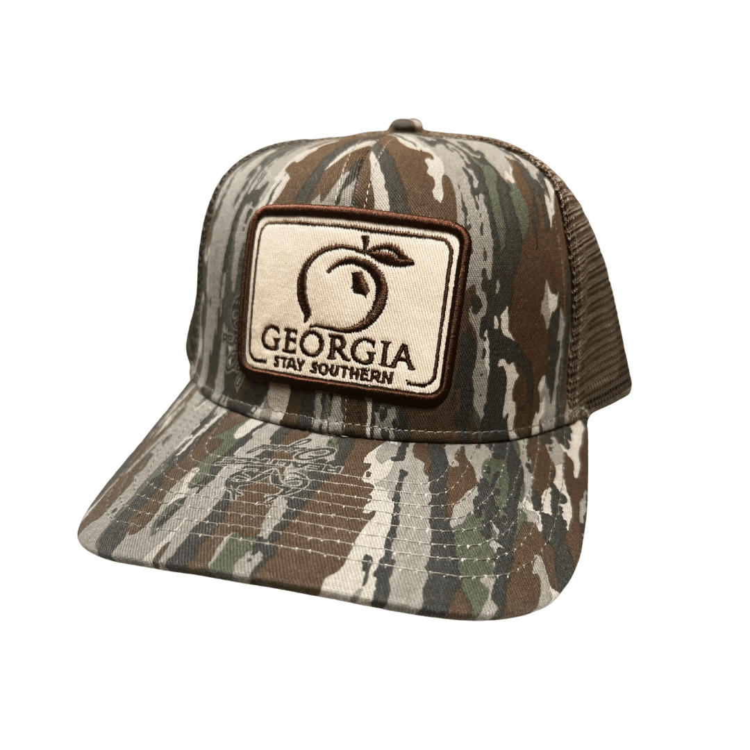 Patch Mesh Back Trucker Hat Realtree Original™ Camo Peach