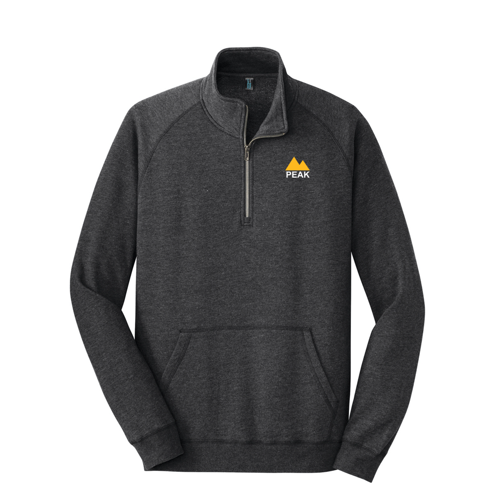District ® Lightweight Fleece 1/4Zip Peak Landscape Company Store